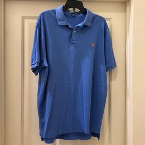 Blue Ralph Lauren Polo Collared Shirt